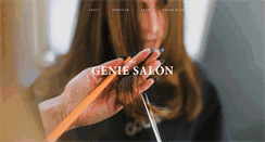 Desktop Screenshot of geniesalon.com